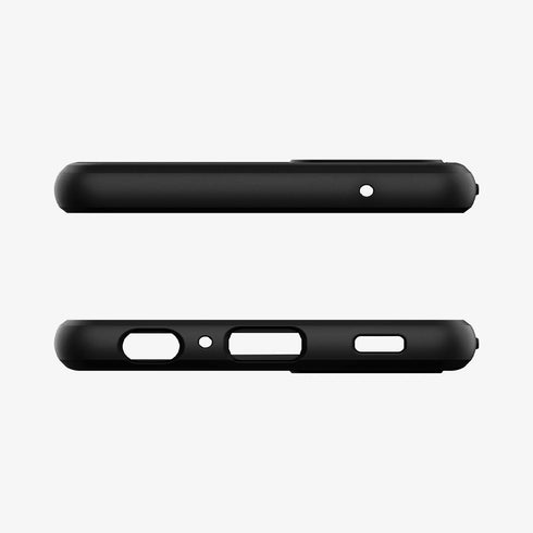 ACS02324 - Galaxy A72 Case Rugged Armor in Matte Black showing the back